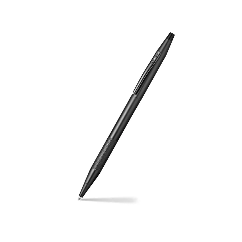 Cross Gift Set Classic Century Ballpoint Pen With Mechanical Pencil Black PVD Micro Knurl