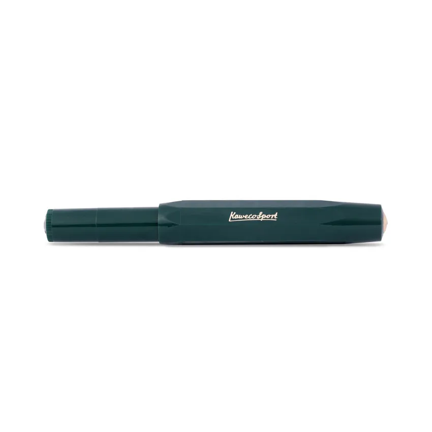Kaweco Classic Sport Medium Fountain Pen with Optional Clip Green