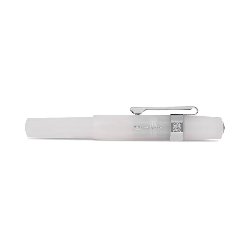 Kaweco Frosted Sport Broad Fountain Pen with Optional Clip Natural Coconut