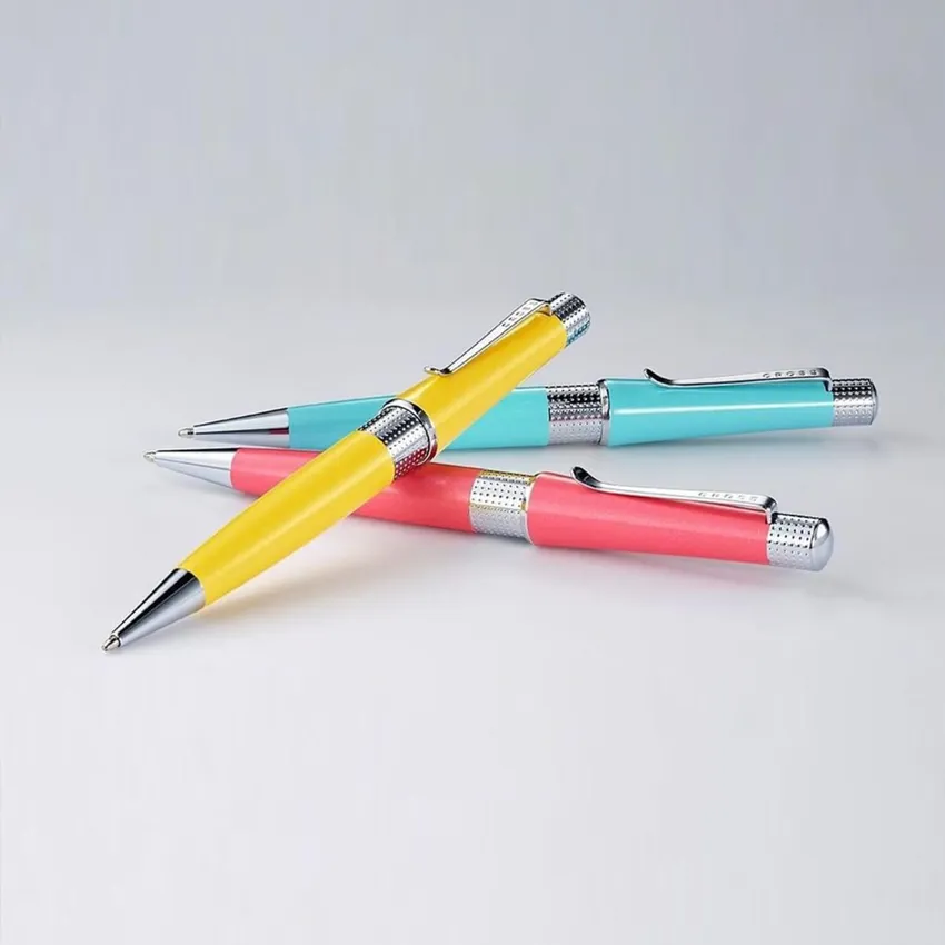 Cross AT0492-18 Beverly Pearlescent Lacquer Ballpoint Pen Sea Foam with Chrome Trims