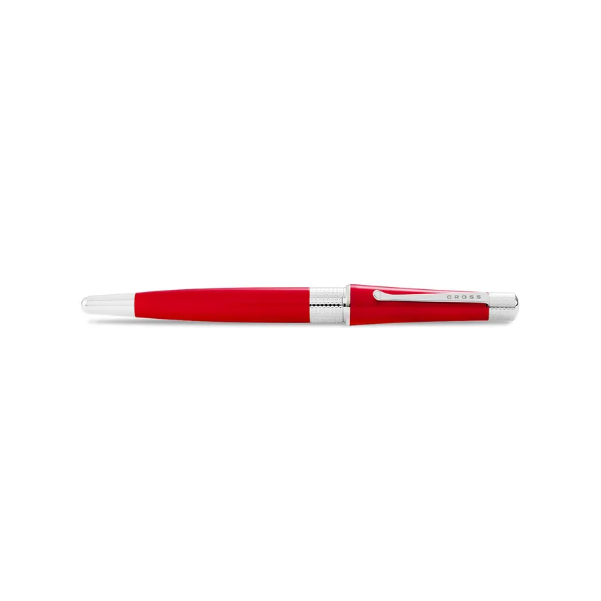 Cross AT0495-27 Beverly Translucent Lacquer Rollerball Pen Red