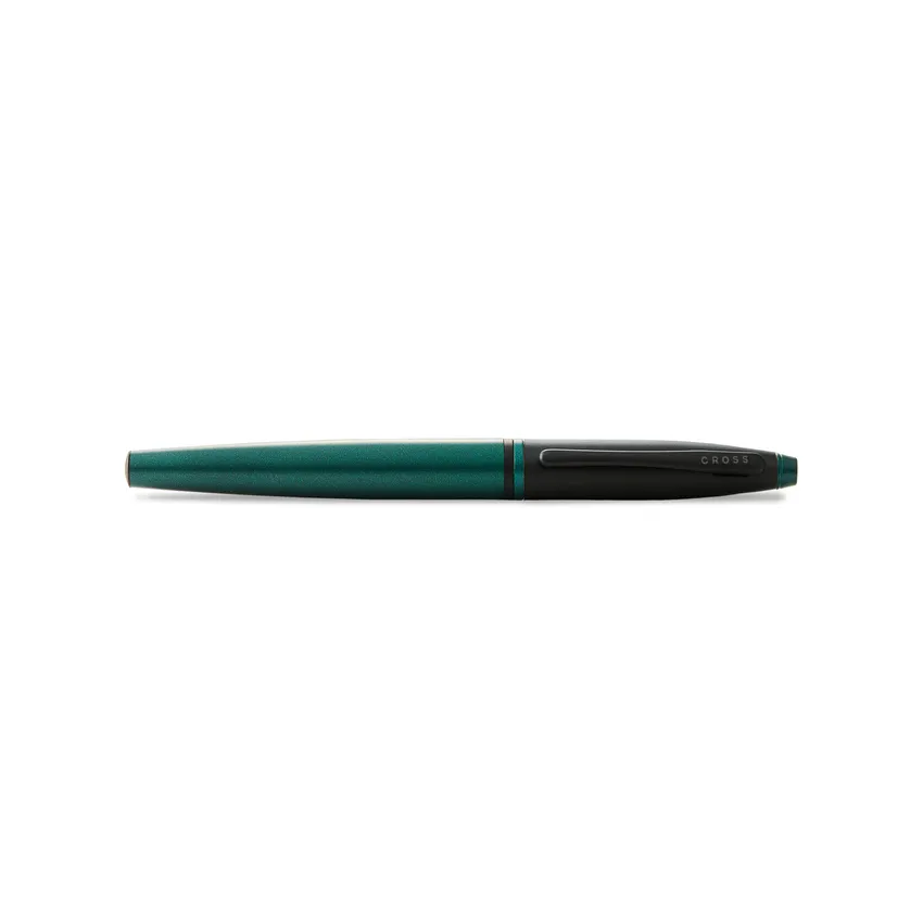 Cross AT0115-25 Calais Lacquer Rollerball Pen Green And Black