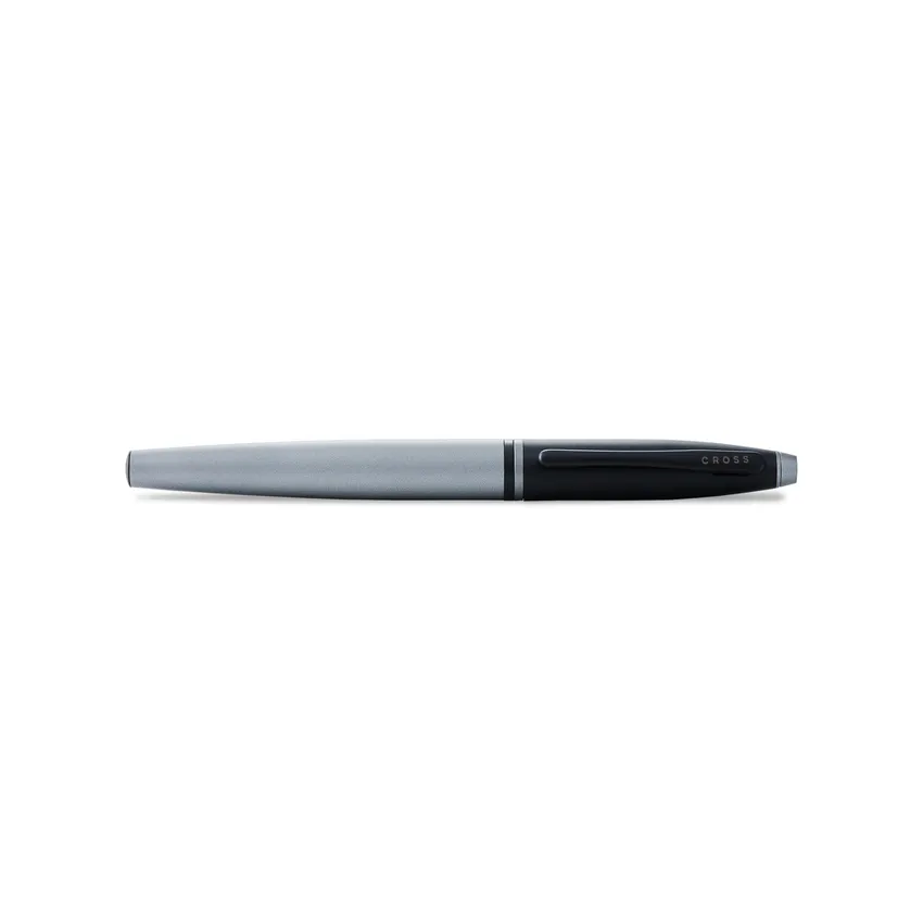 Cross AT0115-26 Calais Lacquer Rollerball Pen Gray And Black