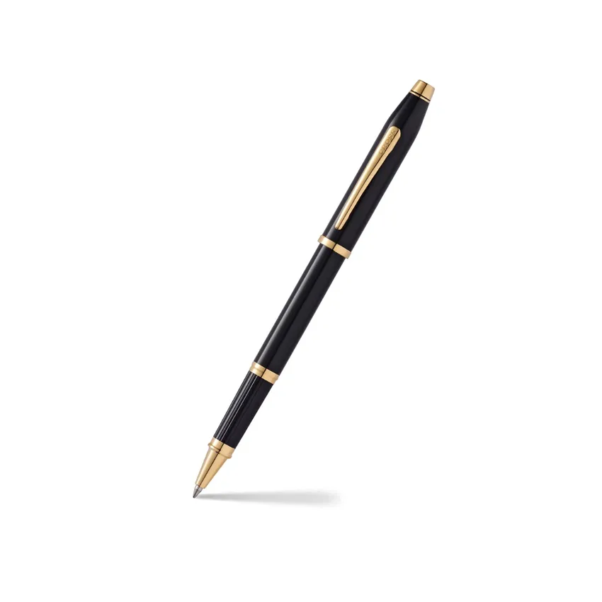 Cross Classic Century II Lacquer Rollerball Pen Black with 23K Gold-plated Appointments