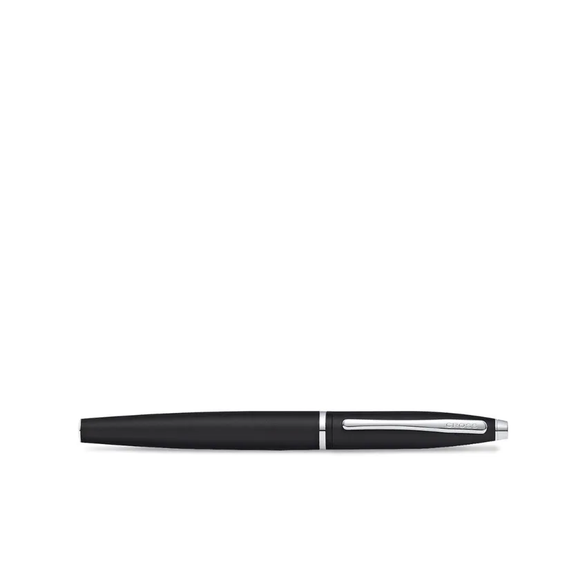 Cross AT0115-14 Calais Rollerball Pen Matte Black with Chrome Trims