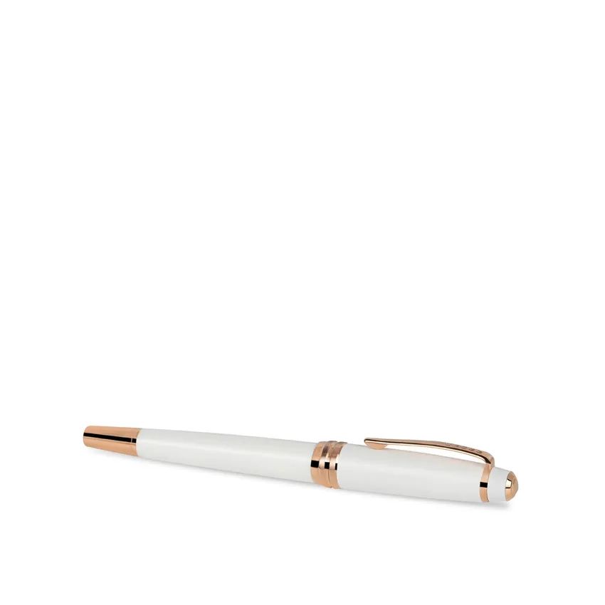 Cross Bailey Lacquer Rollerball Pen Pearlescent White