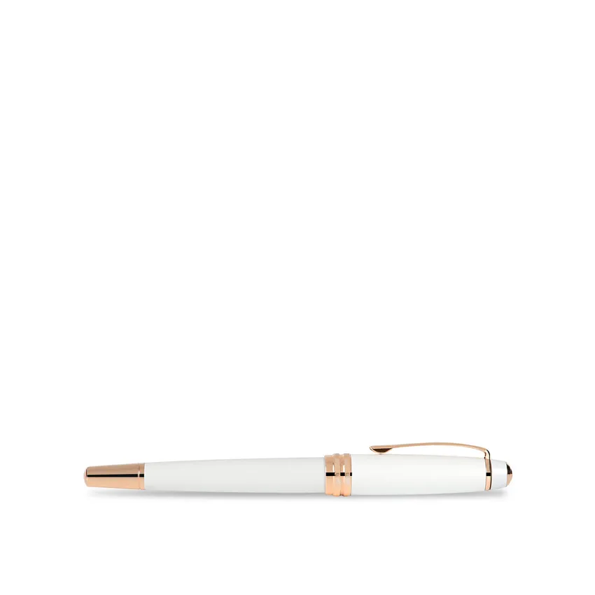 Cross Bailey Lacquer Rollerball Pen Pearlescent White