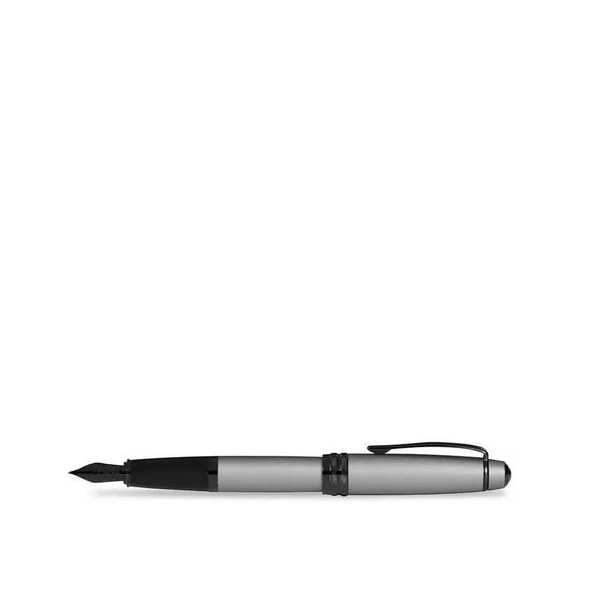 Cross Bailey Lacquer Fountain Pen (Medium) Grey