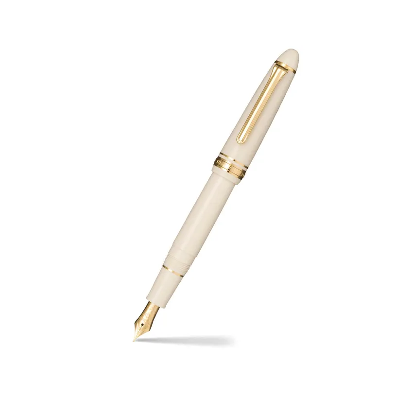 Sailor 1911 Standard Fountain Pen (14K Fine) Ivory with Gold Trims