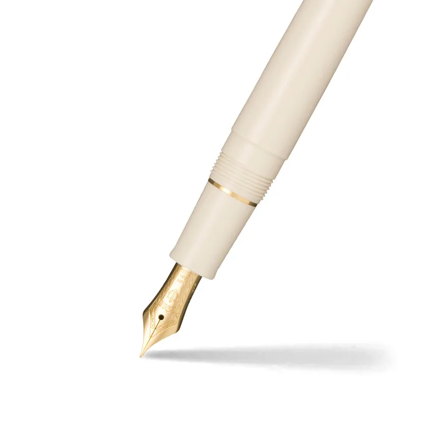 Sailor 1911 Standard Fountain Pen (14K Fine) Ivory with Gold Trims