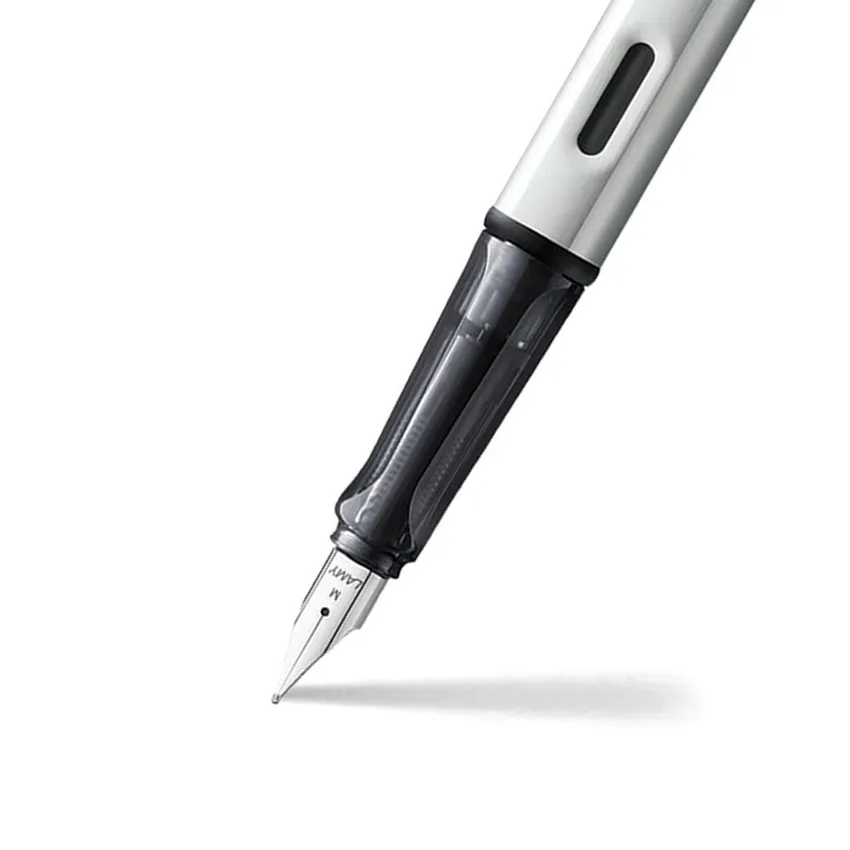 Lamy AL-star 025 Fountain Pen (Medium) - silver with Chrome Metal Clip