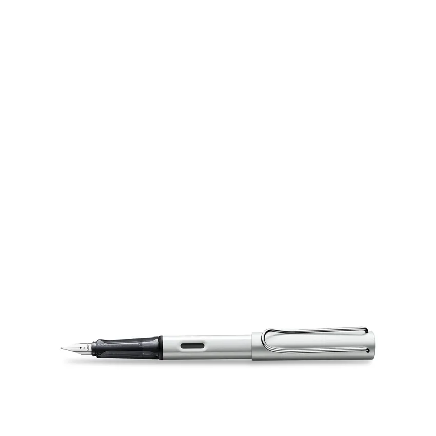 Lamy AL-star 025 Fountain Pen (Medium) - silver with Chrome Metal Clip