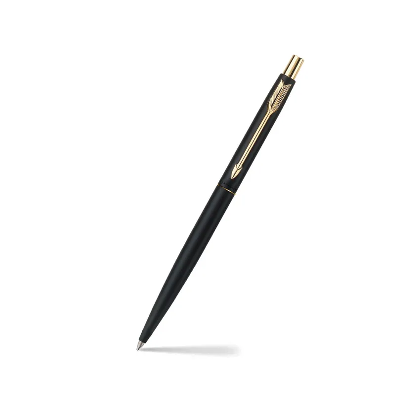 Parker Classic Ballpoint Pen with Gold Trims - Matte Black