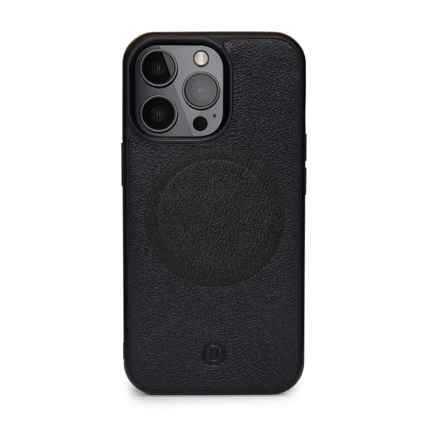 Lapis Bard Belgravia Leather iPhone 13 Pro Case - Black