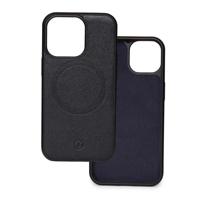 Lapis Bard Belgravia Leather iPhone 13 Pro Case - Black