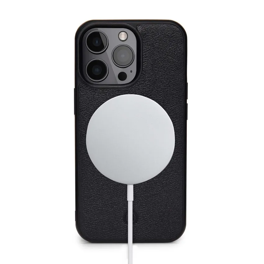 Lapis Bard Belgravia Leather iPhone 13 Pro Case - Black