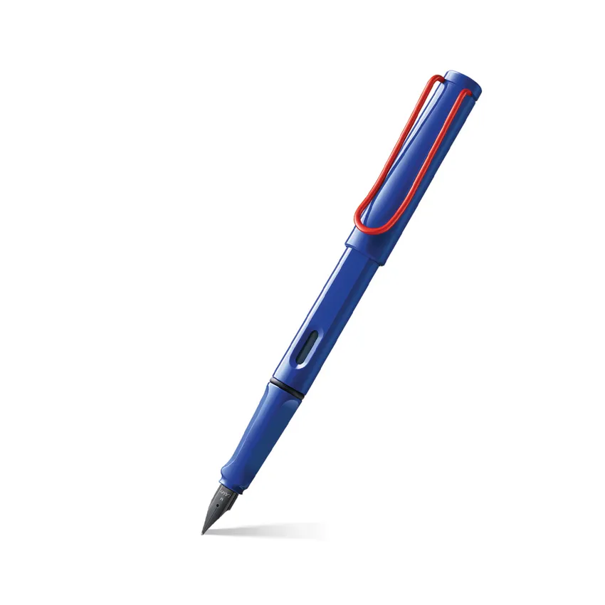 Lamy 014 Safari 2022 Special Edition Fountain Pen (Fine) - Blue and Red