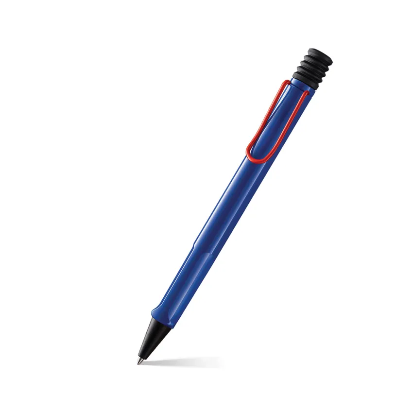 Lamy 214 Safari 2022 Special Edition Ballpoint Pen - Blue and Red