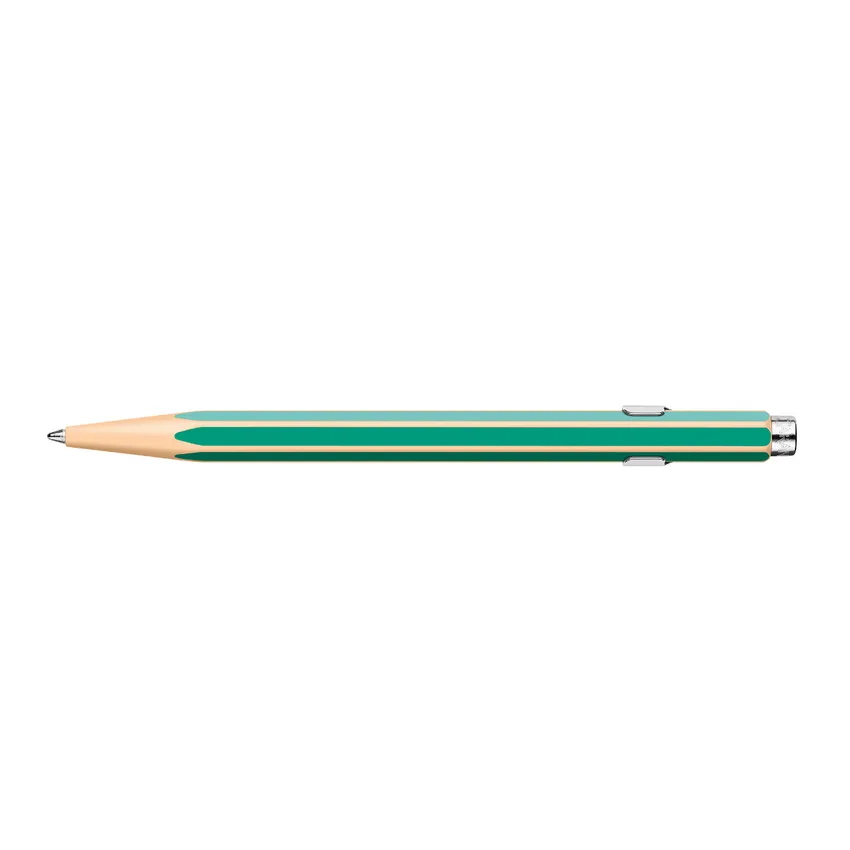 Caran d'Ache 849 2022 Limited Edition Colour Treasure Ballpoint Pen - Cold Rainbow Blue