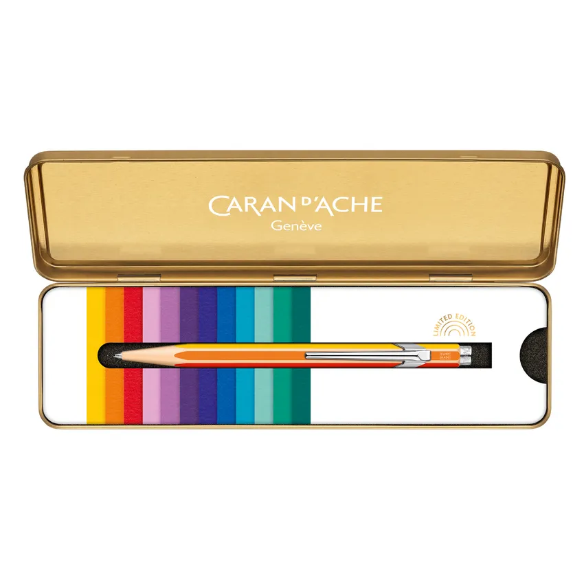 Caran d'Ache 849 2022 Limited Edition Colour Treasure Ballpoint Pen - Warm Rainbow Red