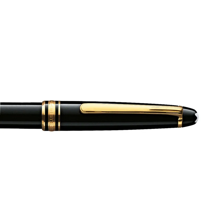 Montblanc MeisterstÃÂ¼ck Classique Ballpoint Pen - Black With Gold Trims