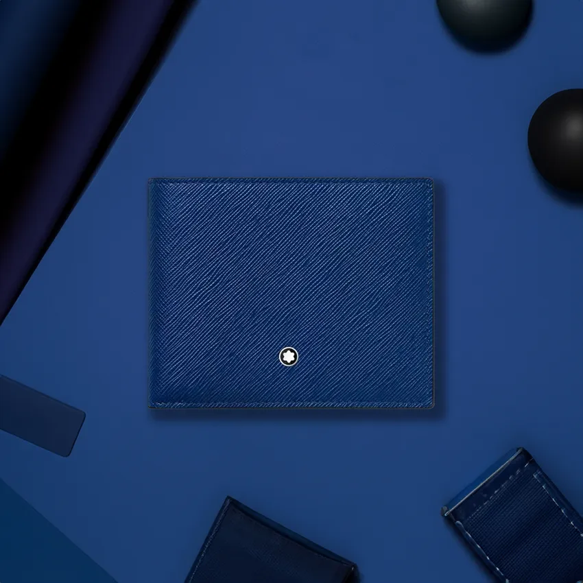 Montblanc Sartorial 6CC Wallet - Blue
