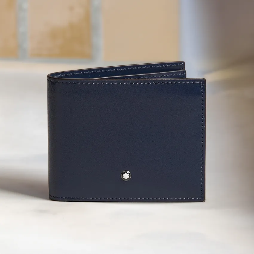 Montblanc MeisterstÃ¼ck 6CC Wallet - Ink Blue