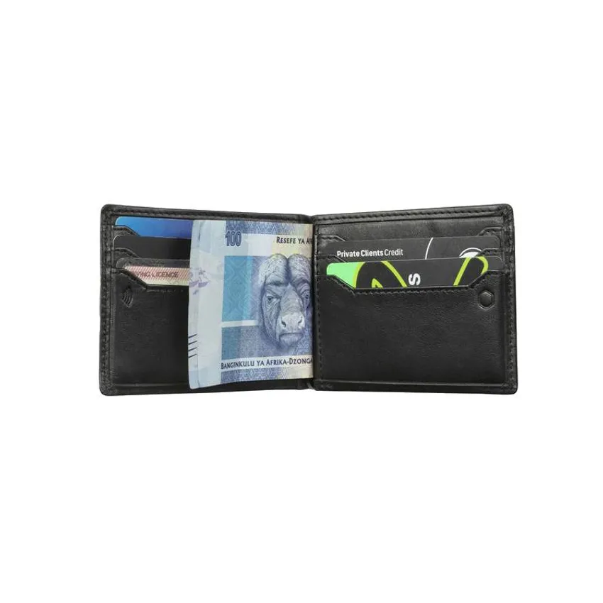 Jekyll & Hide 2792 Oxford Money Clip Wallet - Black