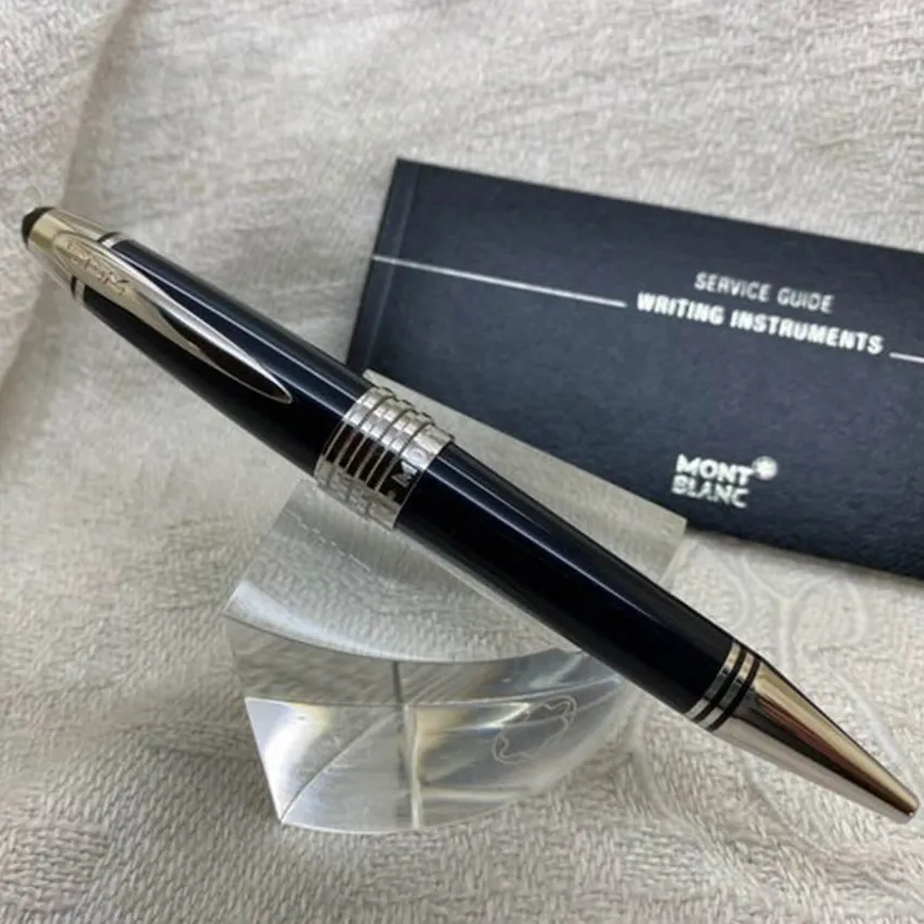 Montblanc John F. Kennedy Ballpoint Pen - Blue With Platinum Trims