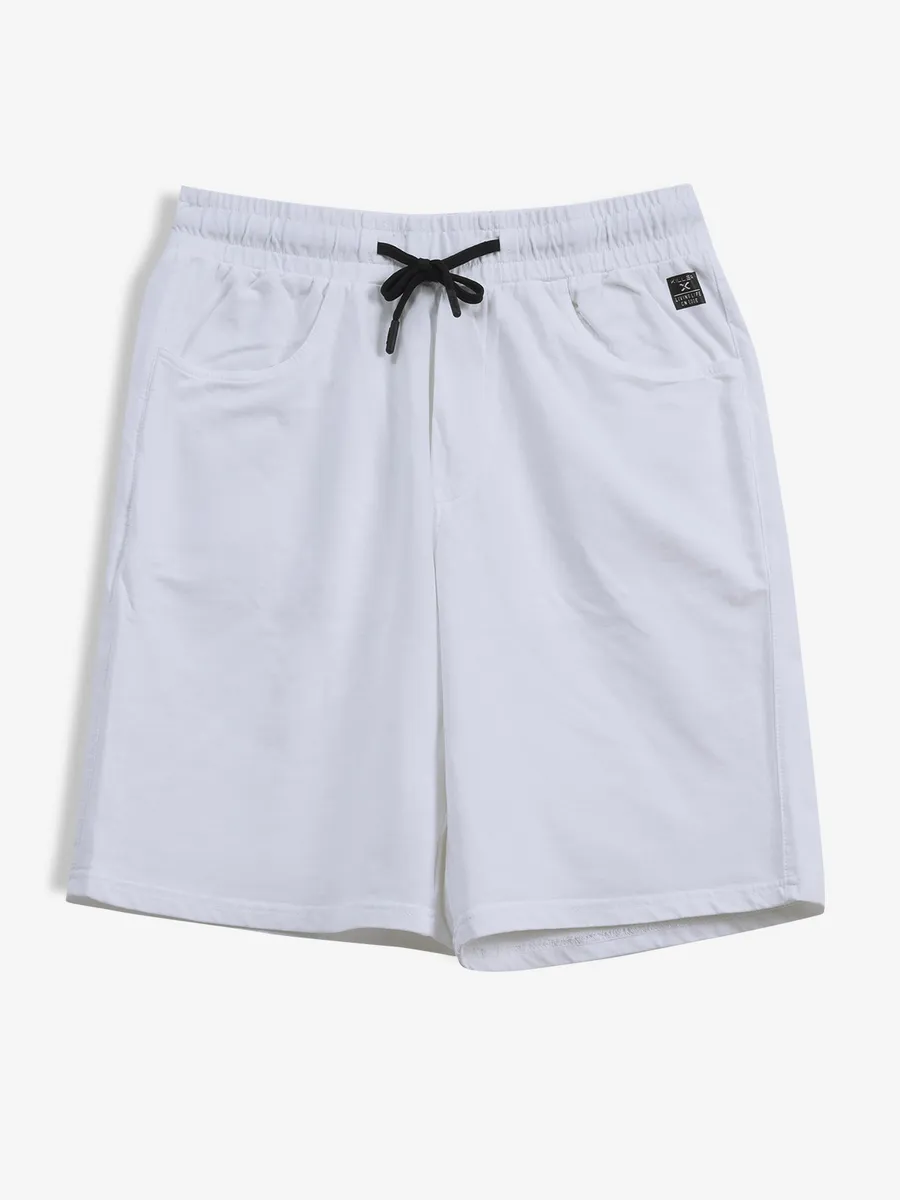 White cloth shorts cheap