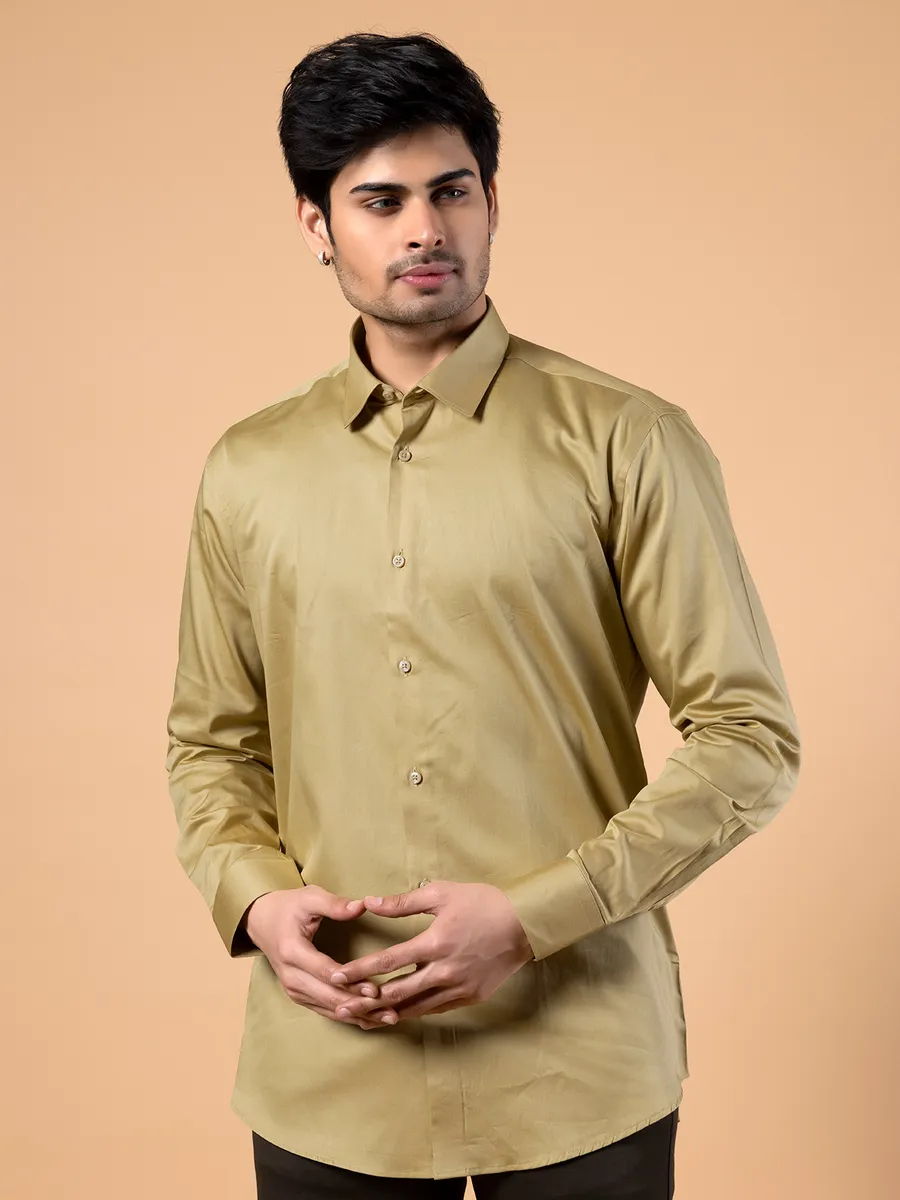 Mustard yellow color shirt outlet