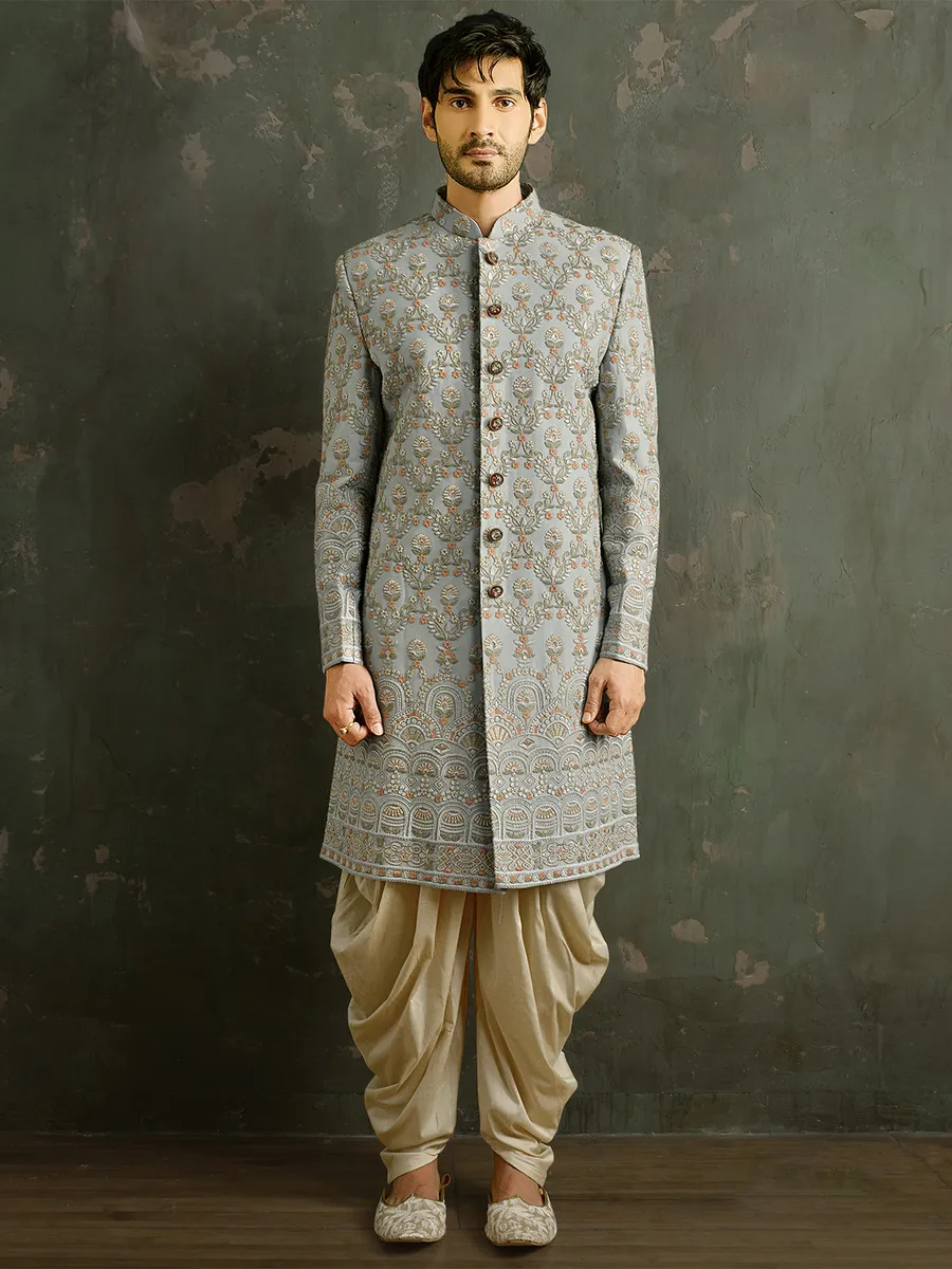 Sherwani dhoti style discount