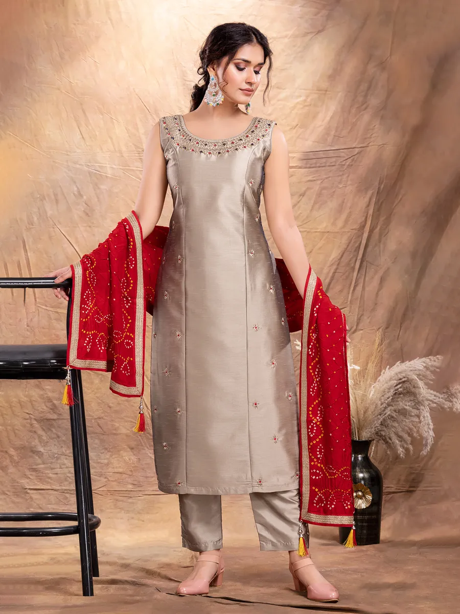 Raw silk salwar suits deals