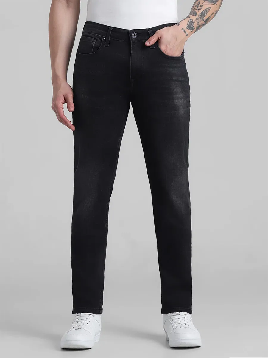 JACK JONES denim super slim black jeans