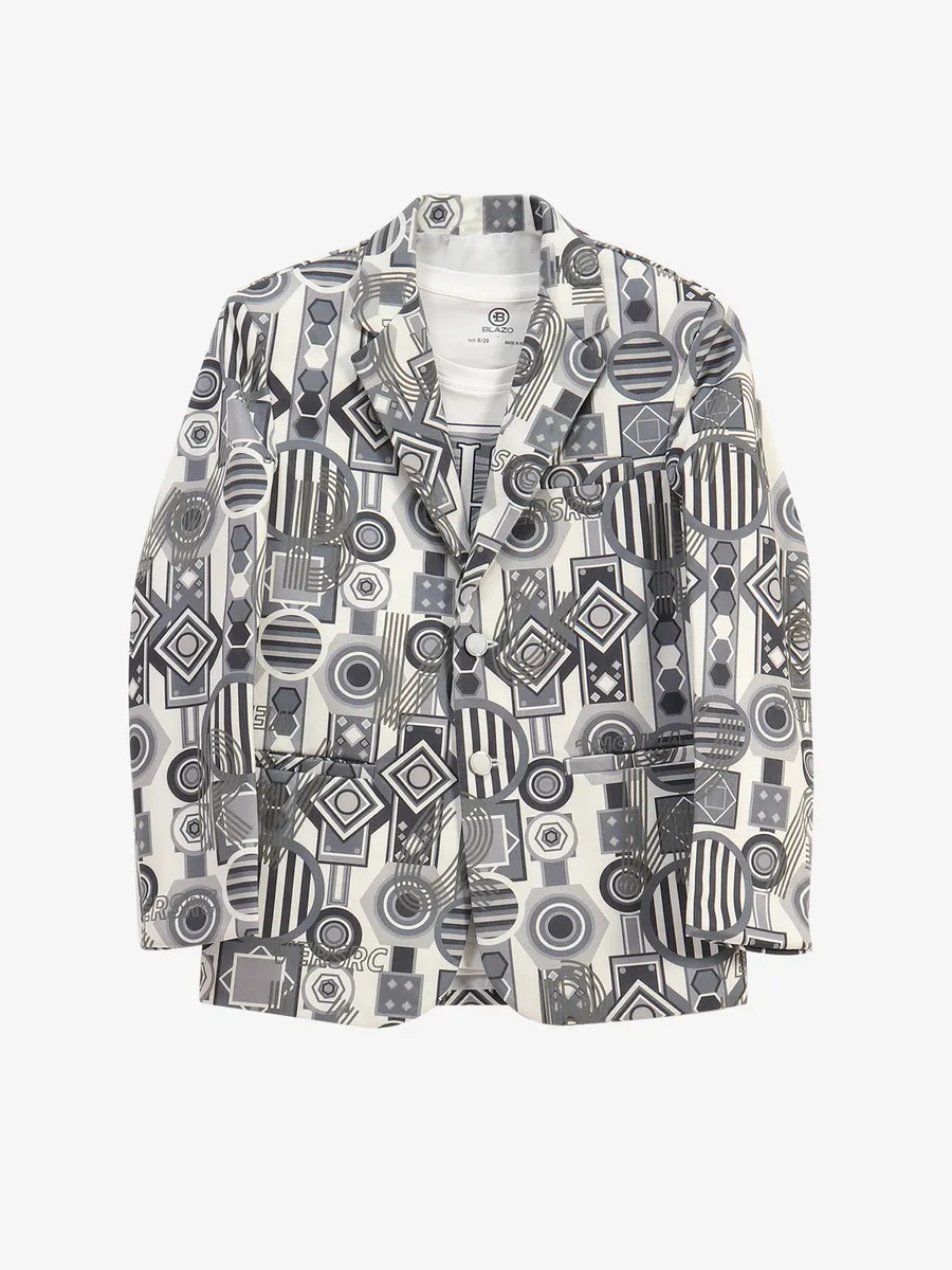 Latest grey terry rayon blazer G3 BBL81507