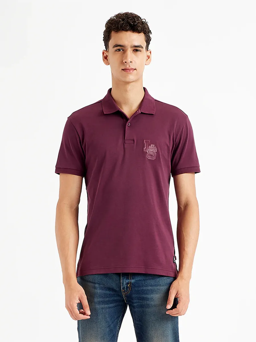 Levi's maroon t shirt new arrivals