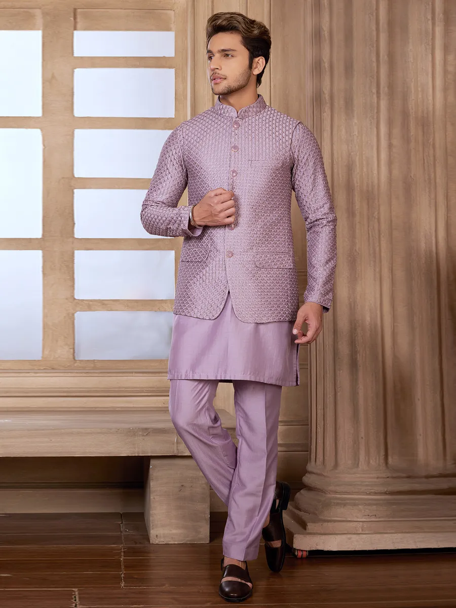 Purple wedding waistcoat deals