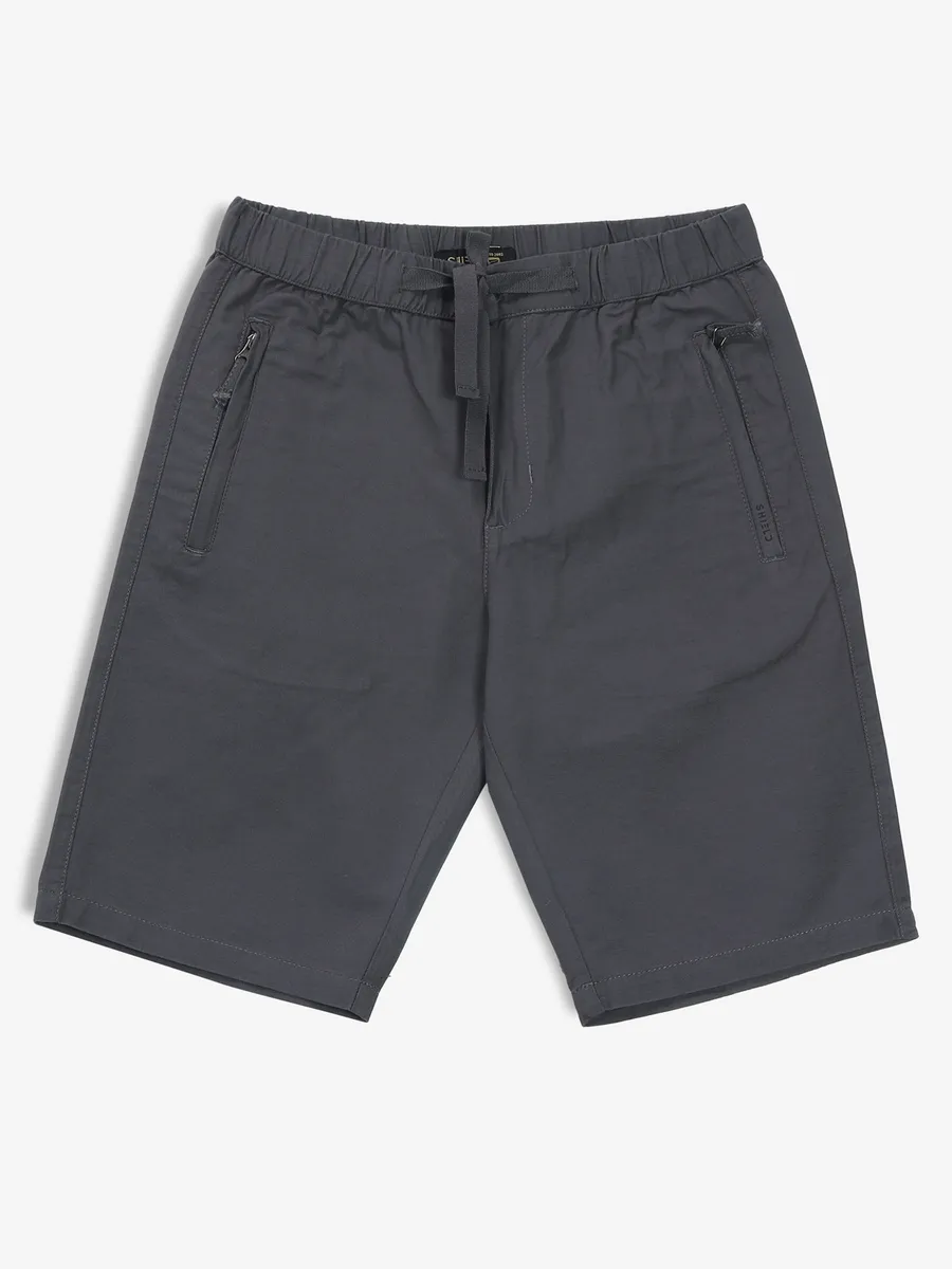 Dark grey shorts shop