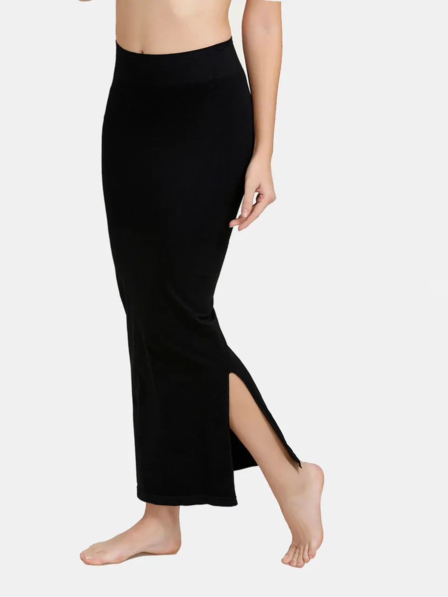 Zivame Black Saree Shape Wear Lycra Petticoat-G3-WSP00006 - Main Image