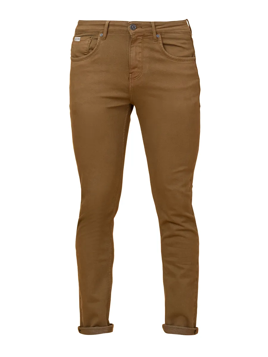Being Human Clothing Mens Denim- Camel