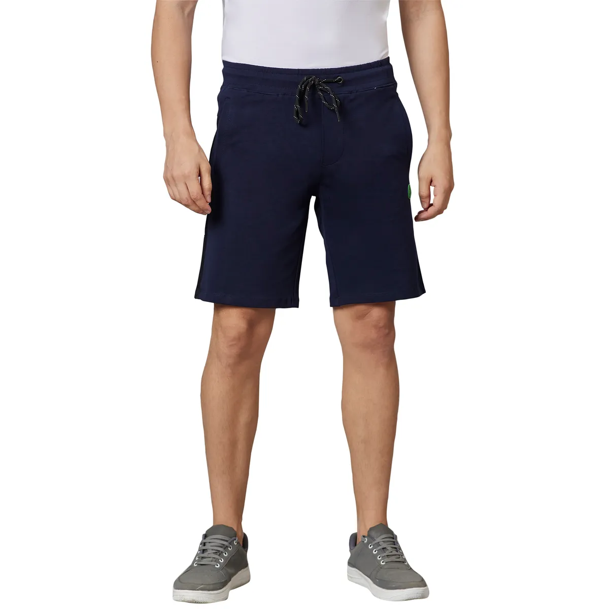 Being Human Men Regular Fit Shorts-Navy 