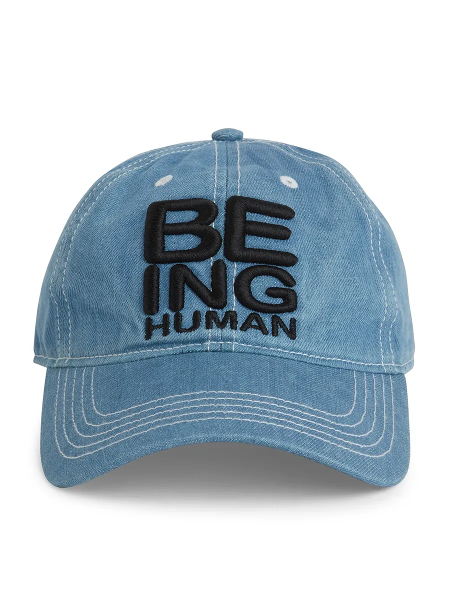 Being Human Clothing Accessories Blue Denim Caps