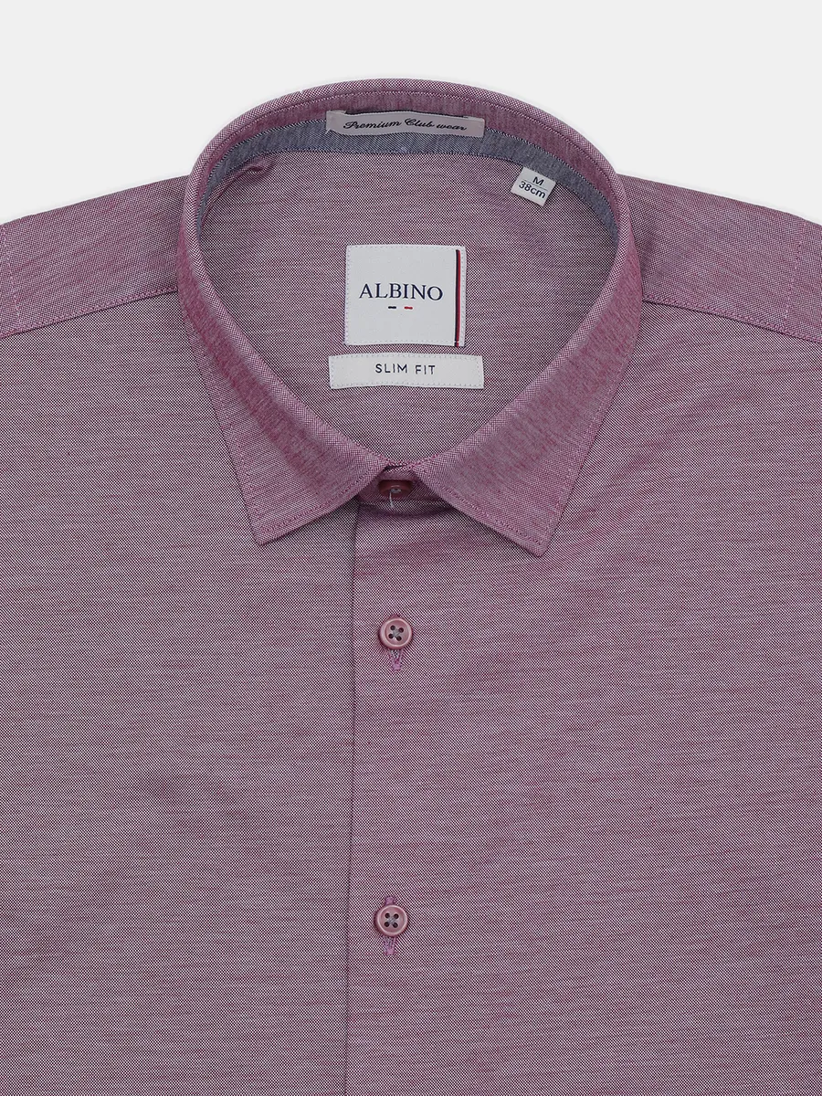 Albino mauve pink shade casual solid shirt for men