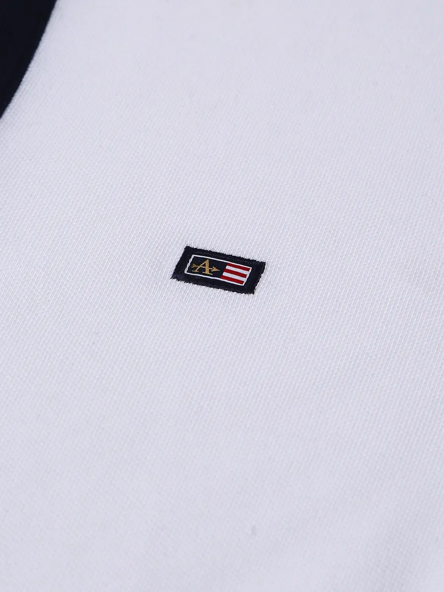 Arrow white polo t shirt in plain
