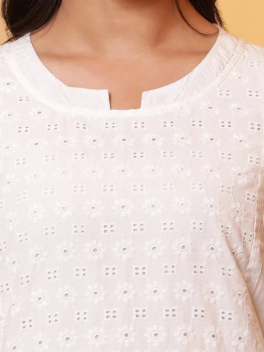 AURELIA off white cotton palazzo setG3WPS03700 United States