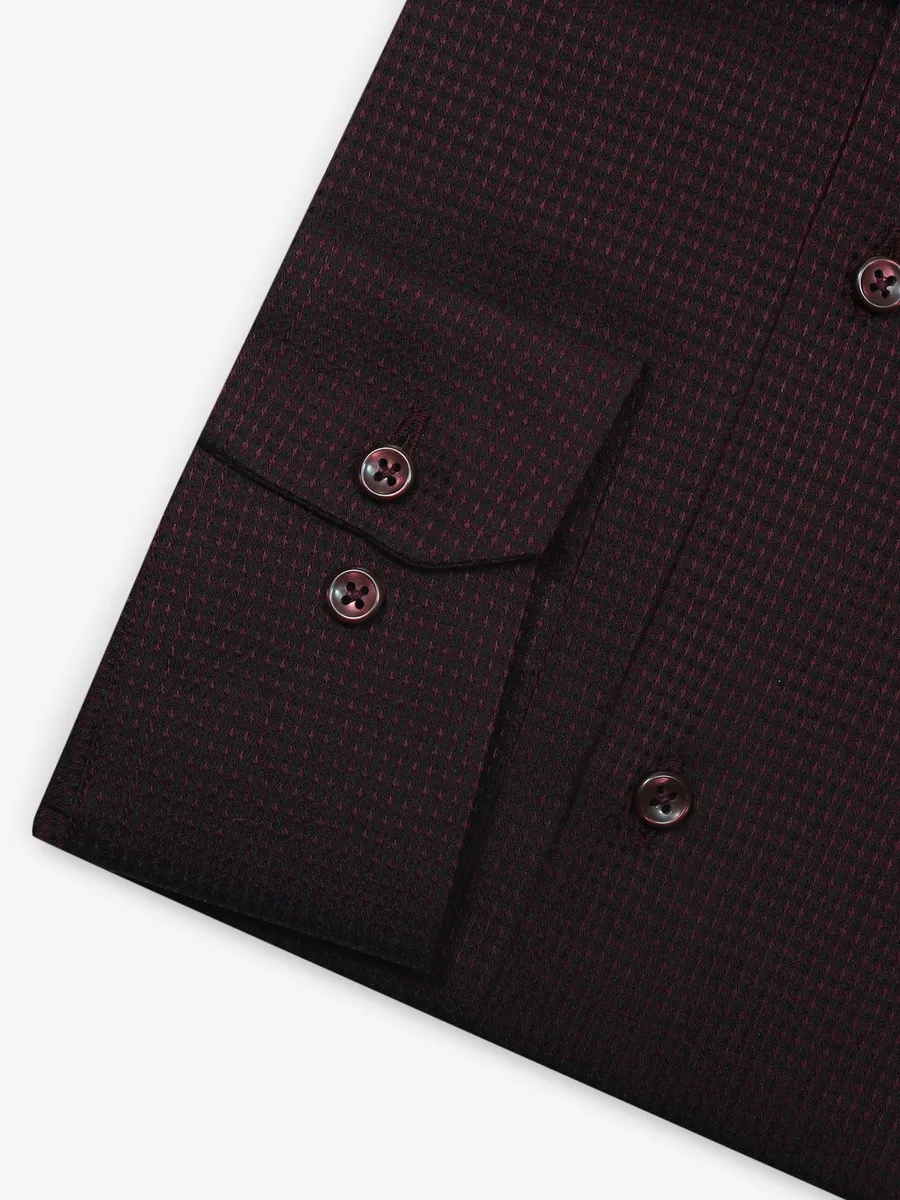 AVEGA coffee texture cotton shirt