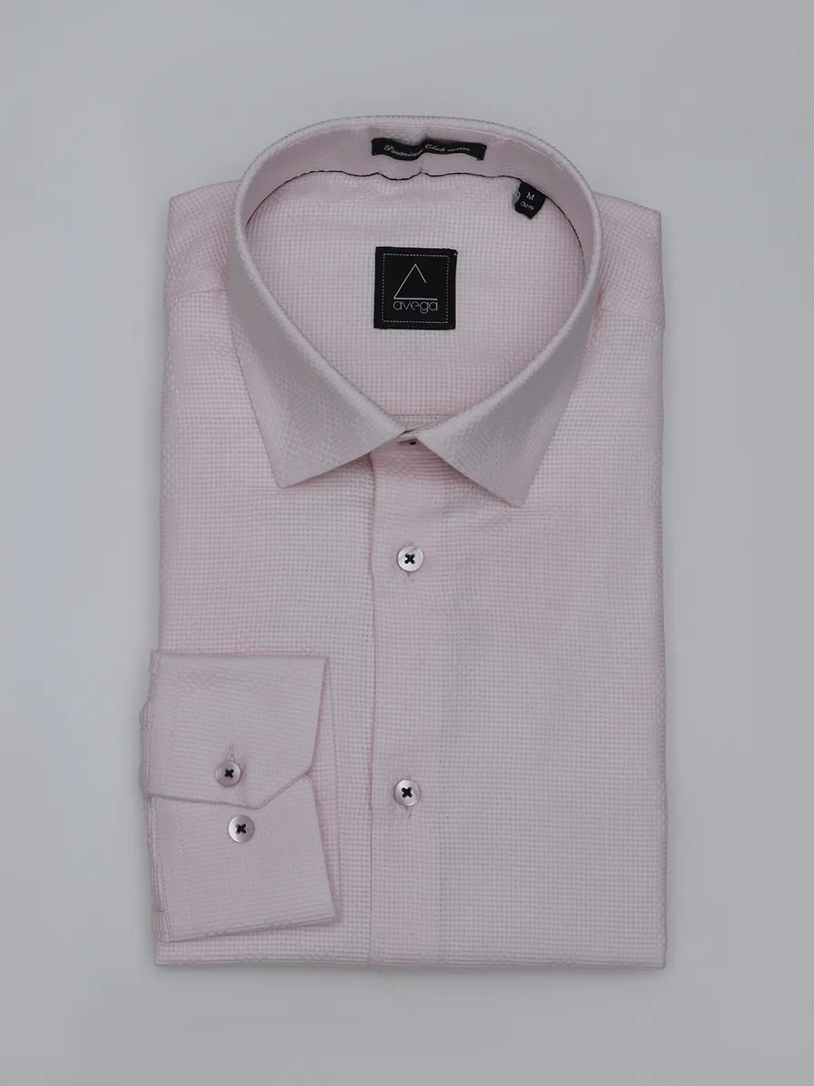 Avega light pink party wear shirt