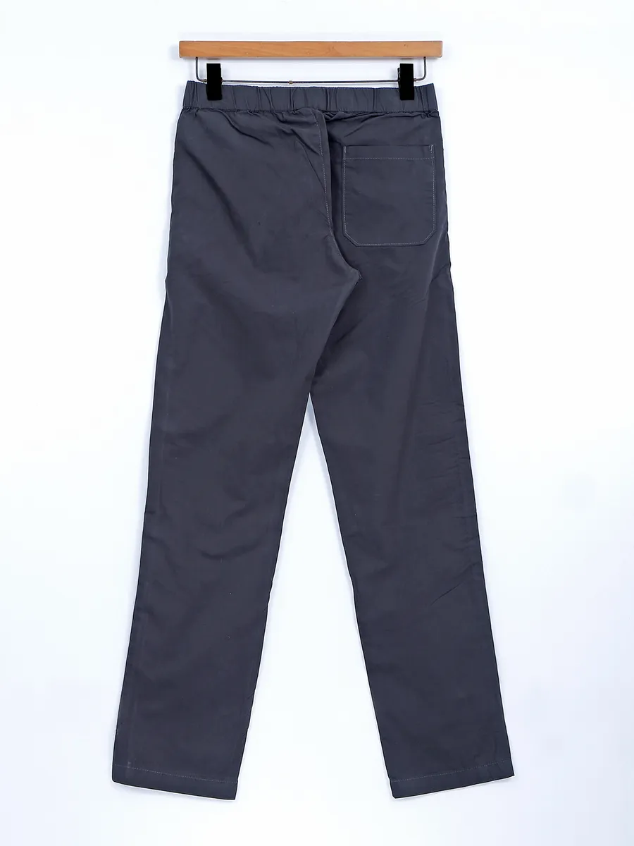 Beevee dark grey cotton track pant