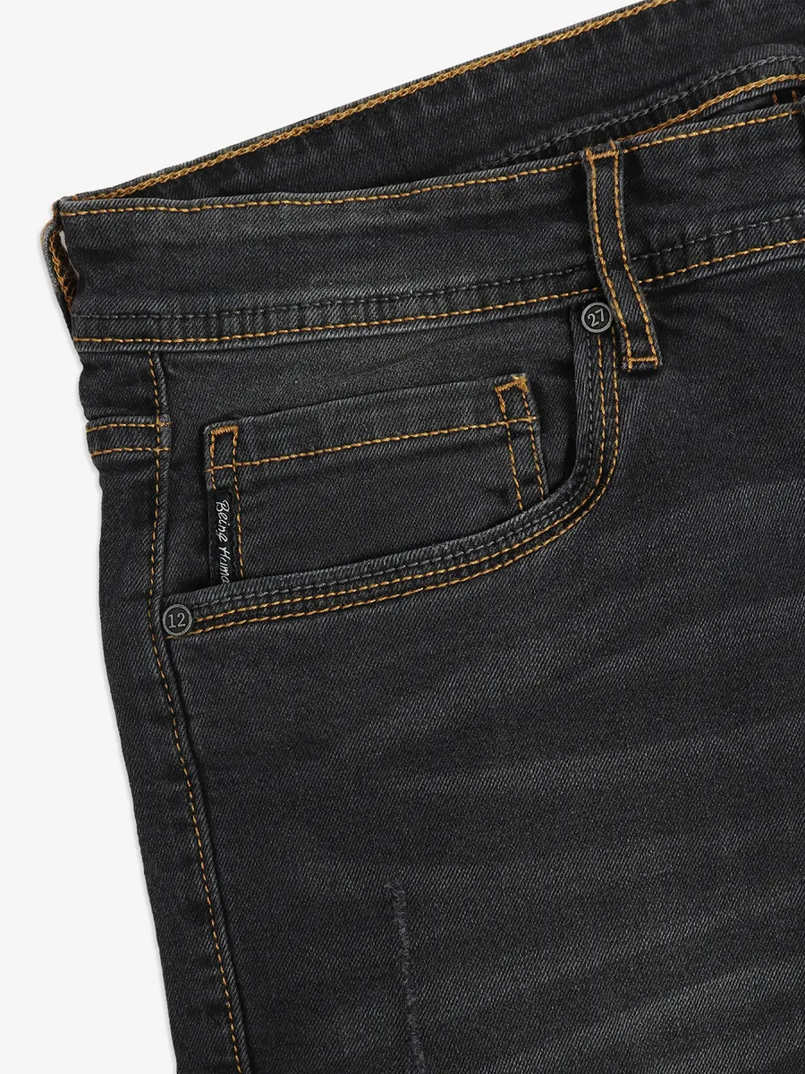 BEING HUMAN dark grey slim fit jeans