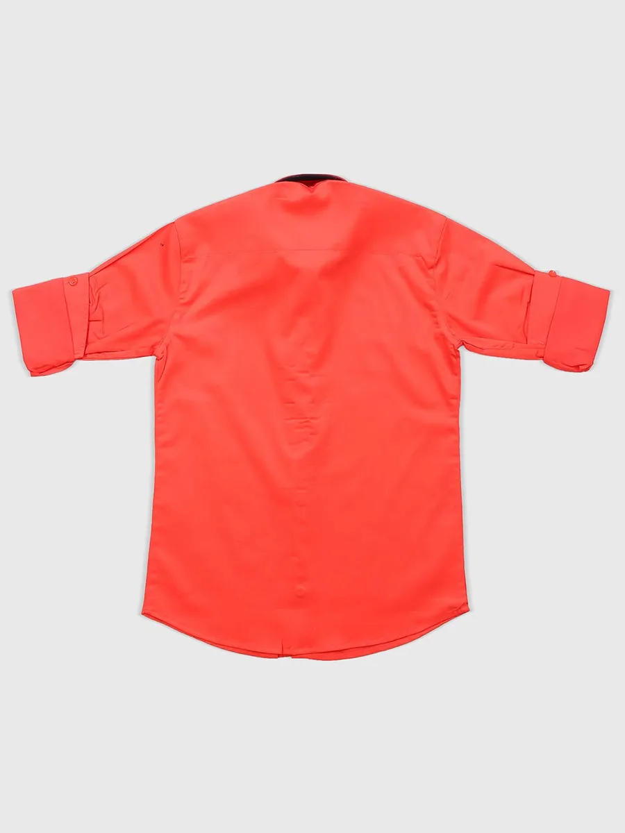 Blazo bright red hue party shirt